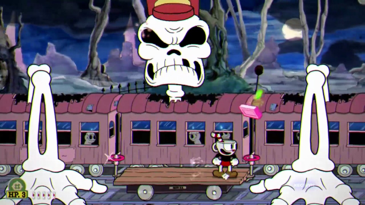 Cuphead - Railroad Wrath Gameplay Walkthrough