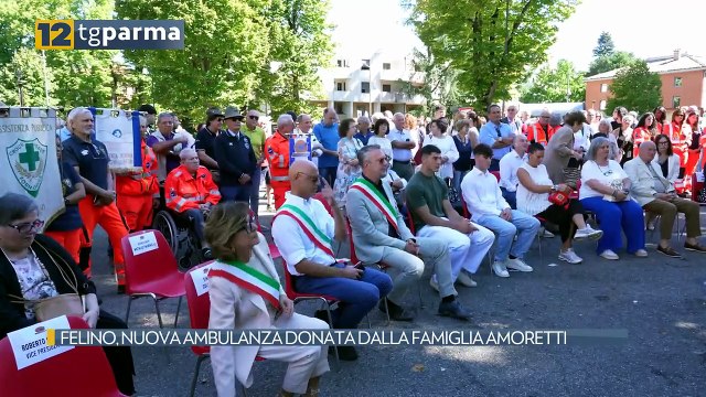 FELINO, NUOVA AMBULANZA DONATA DALLA FAMIGLIA AMORETTI | FELINO, NUOVA AMBULANZA DONATA DALLA FAMIGLIA AMORETTI