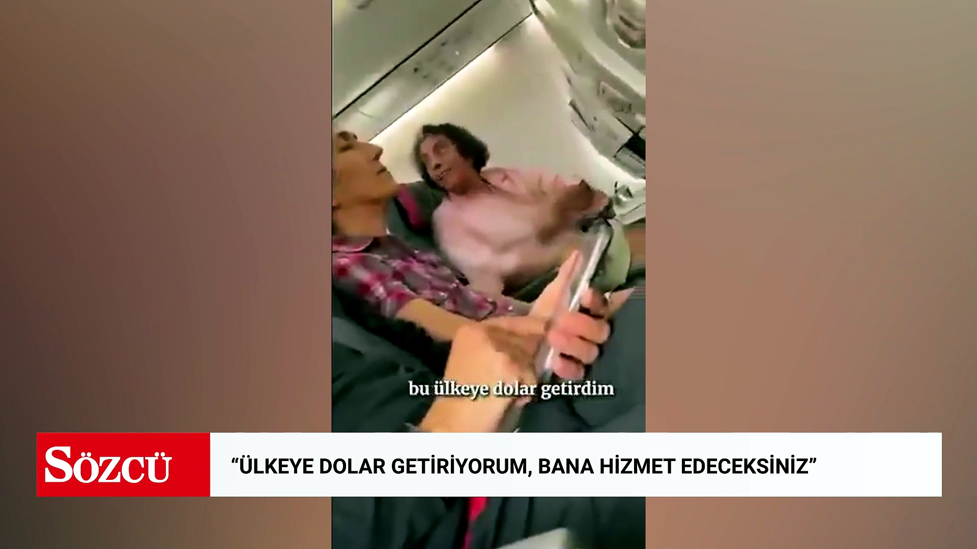 "Ülkeye dolar getiriyorum, bana hizmet edeceksiniz" diyen küstah yolcu ağzının payını aldı