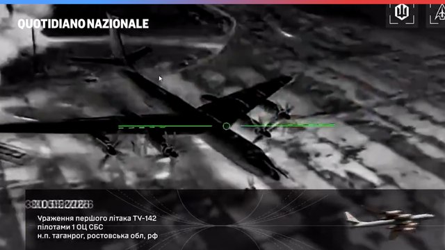 Droni ucraini contro la base a Taganrog