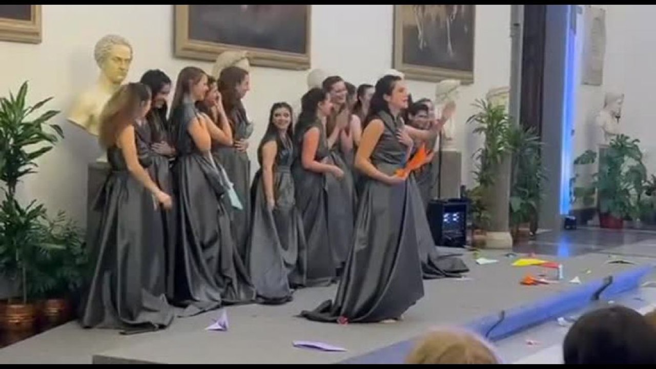In Campidoglio a Roma per un evento sull'Universo femminile
