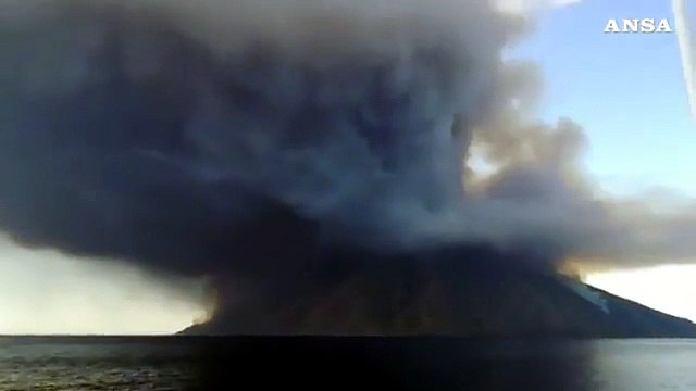 Ritorno alla normalita dopo eruzione dello Stromboli