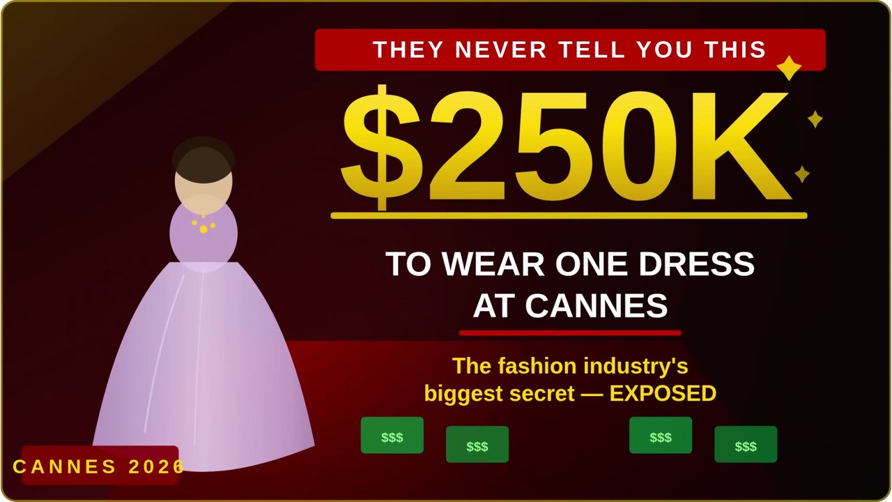 "Celebrities Get PAID $250,000 to Wear a Dress at Cannes (Here's How)"