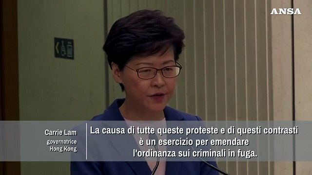 Governatrice di Hong Kong, la legge pro Cina e' morta