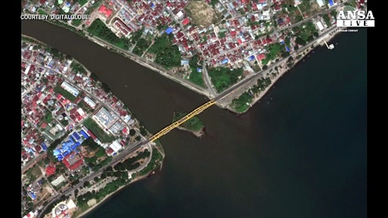 Tsunami, il prima e il dopo visti dal satellite