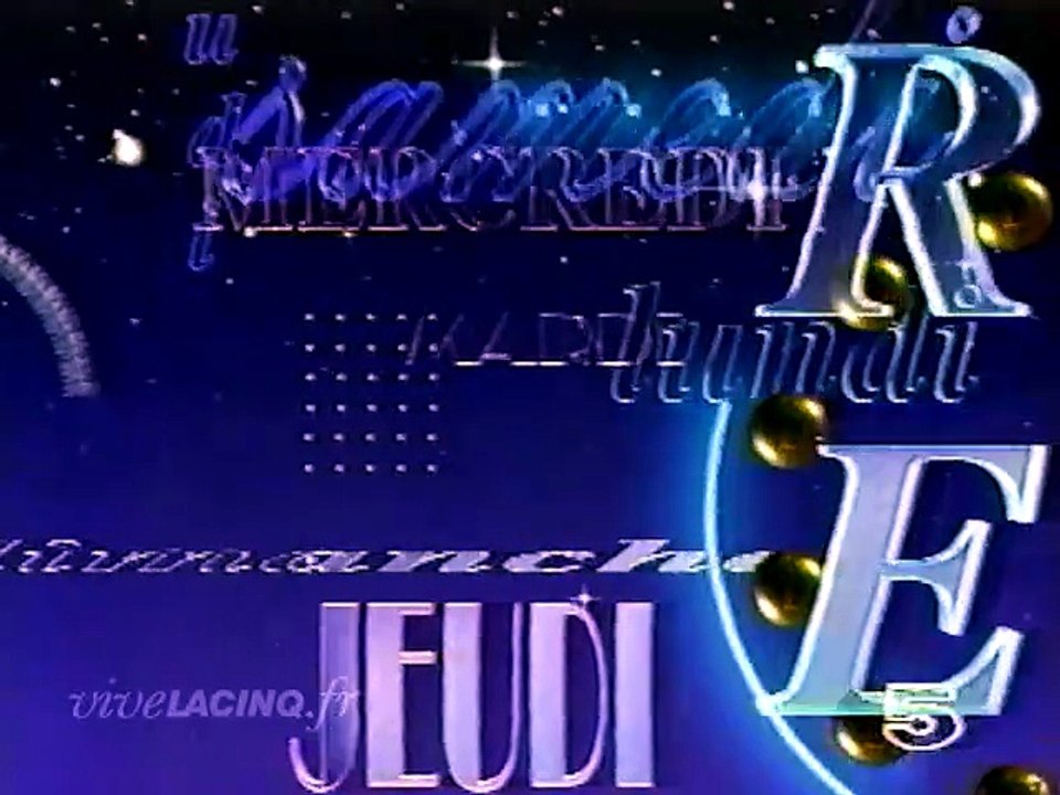 La 5 1990 Bande Annonce Hebdomadaire version Noël 1990
