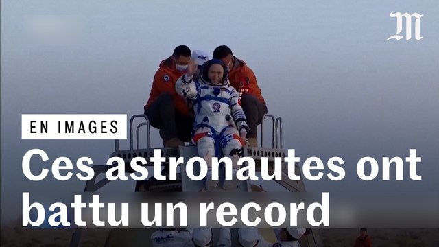 En images, l’équipage de la mission chinoise Shenzhou-21 de retour sur Terre après sept mois en orbite