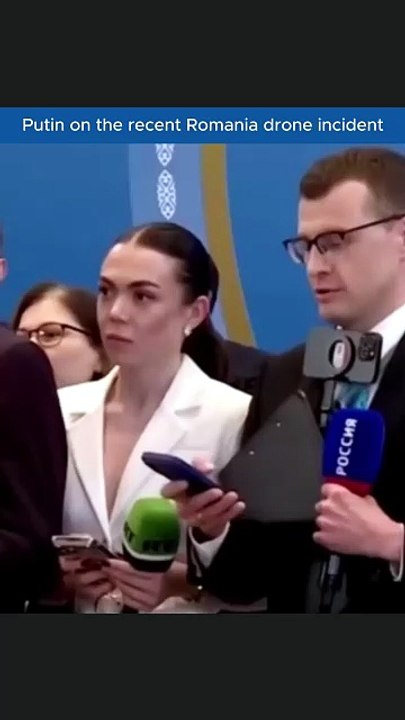 Putin Challenges Claims About Romania Drone Incident