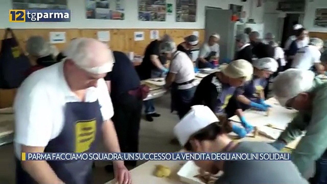 PARMA FACCIAMO SQUADRA: UN SUCCESSO LA VENDITA DEGLI ANOLINI SOLIDALI