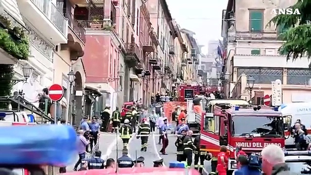 Esplosione a Rocca di Papa, causa rottura tubo gas