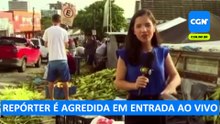 Repórter é agredida em entrada ao vivo em João Pessoa; veja vídeo