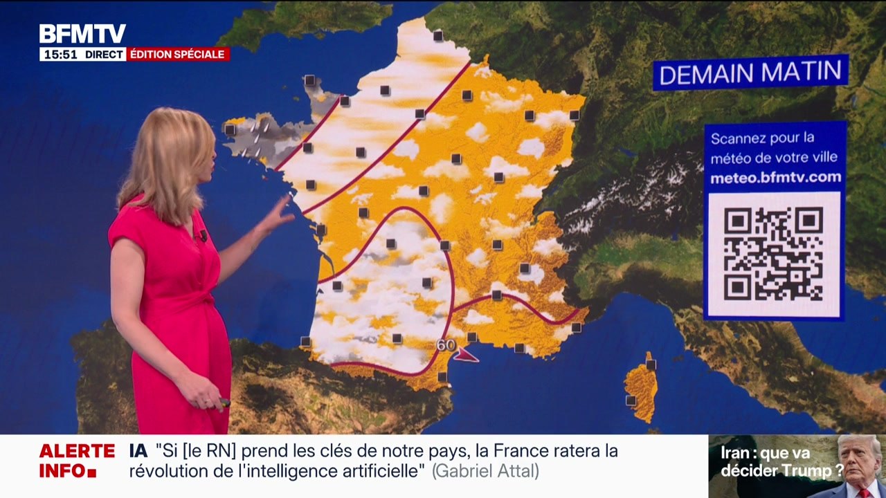La météo pour ce dimanche 31 mai 2026