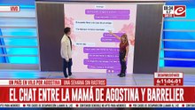 El chat entre la mamá de Agostina y Barrelier tras la desaparición de la nena