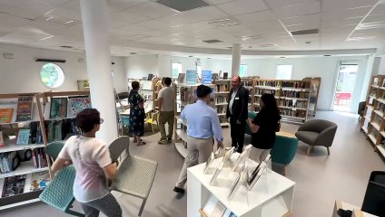 Saint-Martin-la-Plaine inaugure sa nouvelle m&eacute;diath&egrave;que, un lieu de culture ouvert &agrave; tous