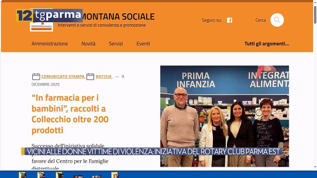 VICINI ALLE DONNE VITTIME DI VIOLENZA: INIZIATIVA DEL ROTARY CLUB PARMA EST | VICINI ALLE DONNE VITTIME DI VIOLENZA: INIZIATIVA DEL ROTARY CLUB PARMA EST