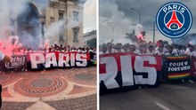 Champions League: Afición del PSG recorre las calles en diferentes lugares de Europa para apoyar a su equipo