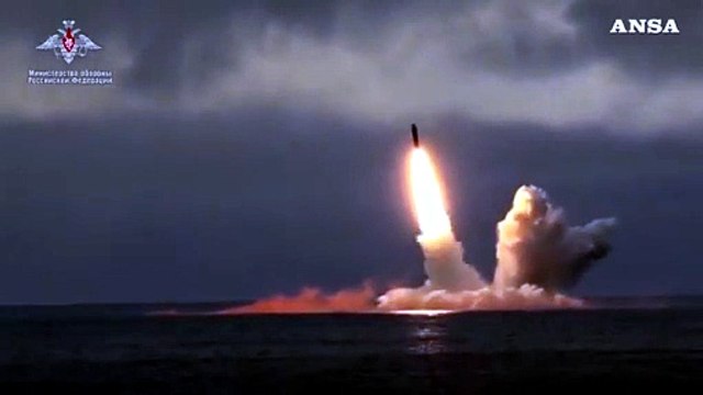 Russia, test con missili balistici da sottomarini nucleari