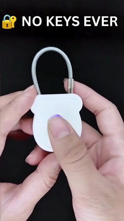 USB Rechargeable Fingerprint Padlock Smart Keyless Lock