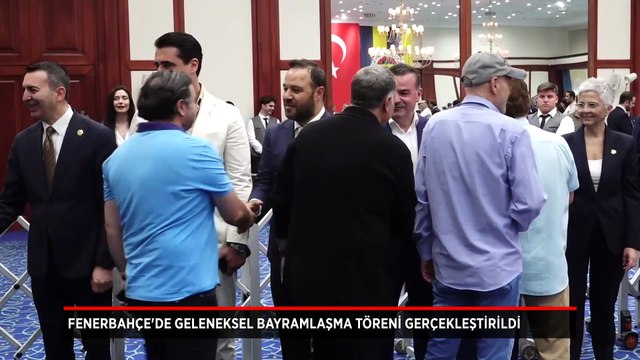 Fenerbahçe'de geleneksel bayramlaşma töreni gerçekleştirildi