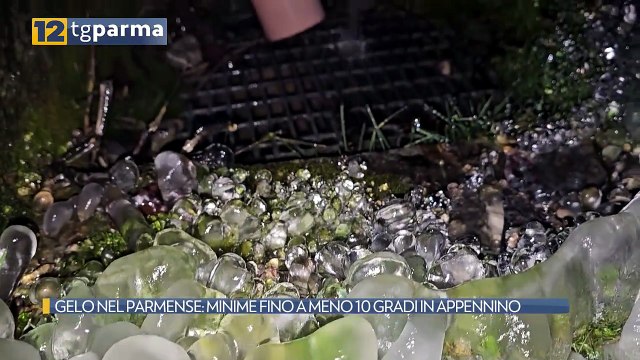 GELO NEL PARMENSE: MINIME FINO A MENO 10 GRADI IN APPENNINO | GELO NEL PARMENSE: MINIME FINO A MENO 10 GRADI IN APPENNINO