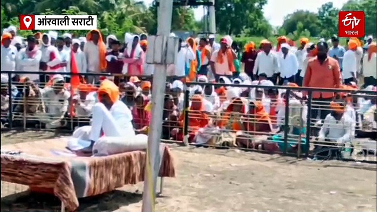 मराठा आरक्षणासाठी मनोज जरांगे पाटलांचा एल्गार, 43 डिग्री तापमानात उपोषण; हजारो बांधव आंतरवाली सराटीत