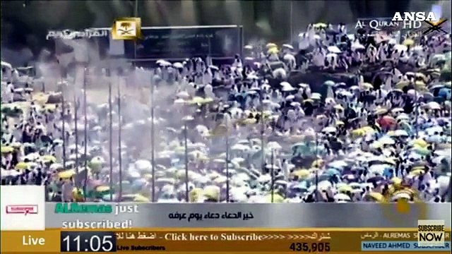 Islam, 2 milioni di fedeli sul Monte Arafat alla Mecca