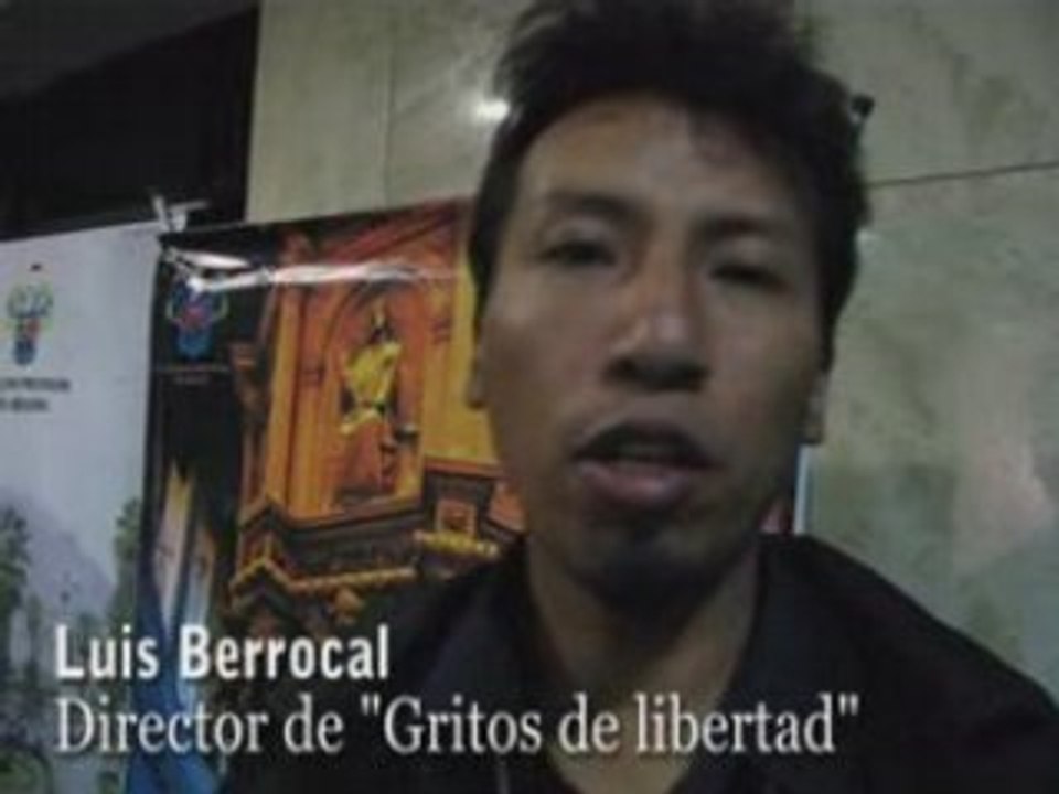 Luis Berrocal Director de "Gritos de libertad"