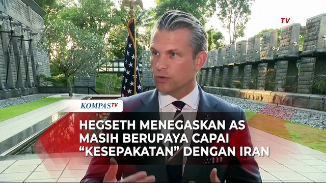 Menhan AS Hegseth Ungkap Trump Kejar 'Kesepakatan Besar' dengan Iran, Tapi Ancaman Perang Masih Ada