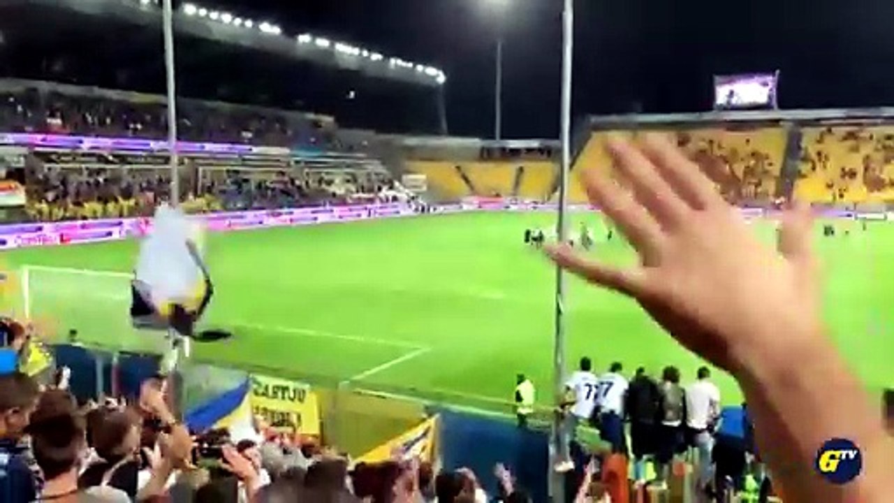 Saluto tifosi