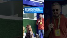 Filhas de Neymar vão com a mãe, Bruna Biancardi, assistir ao treino da Seleção #shorts