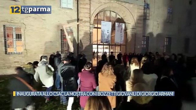INAUGURATA ALLO CSAC LA MOSTRA CON I BOZZETTI GIOVANILI DI GIORGIO ARMANI | INAUGURATA ALLO CSAC LA MOSTRA CON I BOZZETTI GIOVANILI DI GIORGIO ARMANI
