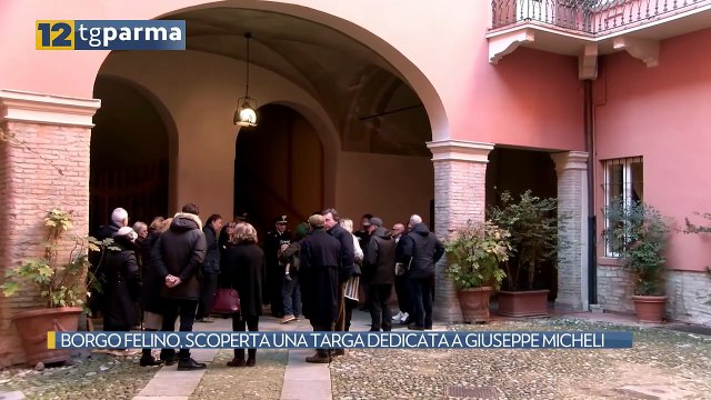 BORGO FELINO, SCOPERTA UNA TARGA DEDICATA A GIUSEPPE MICHELI | BORGO FELINO, SCOPERTA UNA TARGA DEDICATA A GIUSEPPE MICHELI