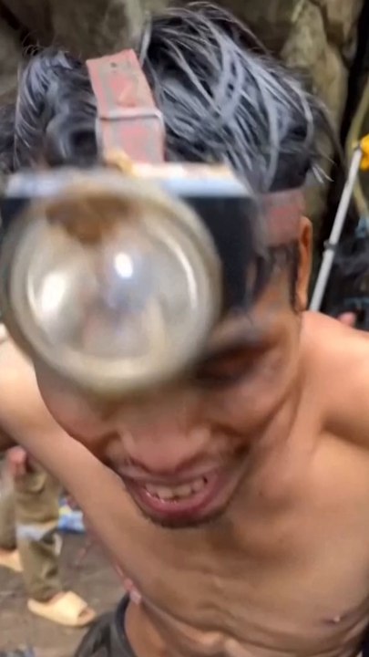 Miners stuck 800 ft underground finally pulled free