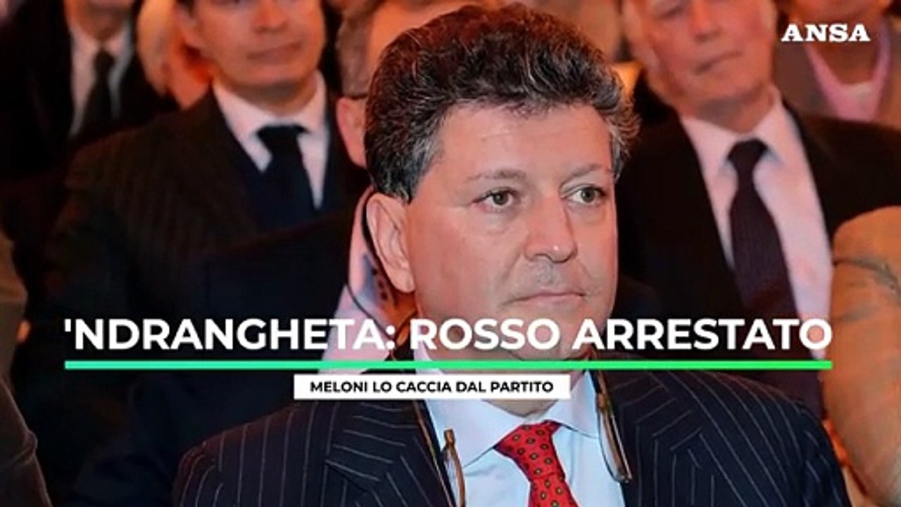'Ndrangheta: Rosso arrestato