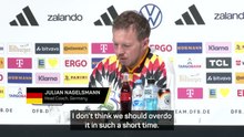 Little time for tactics before World Cup, says Nagelsmann