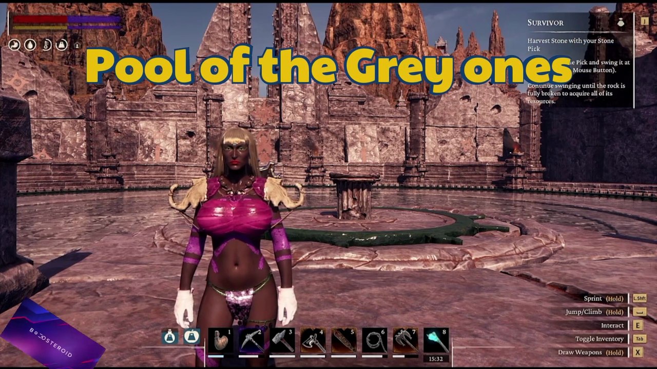 Conan Exiles the pools of the grey ones Isle of Siptah Blood Defiler