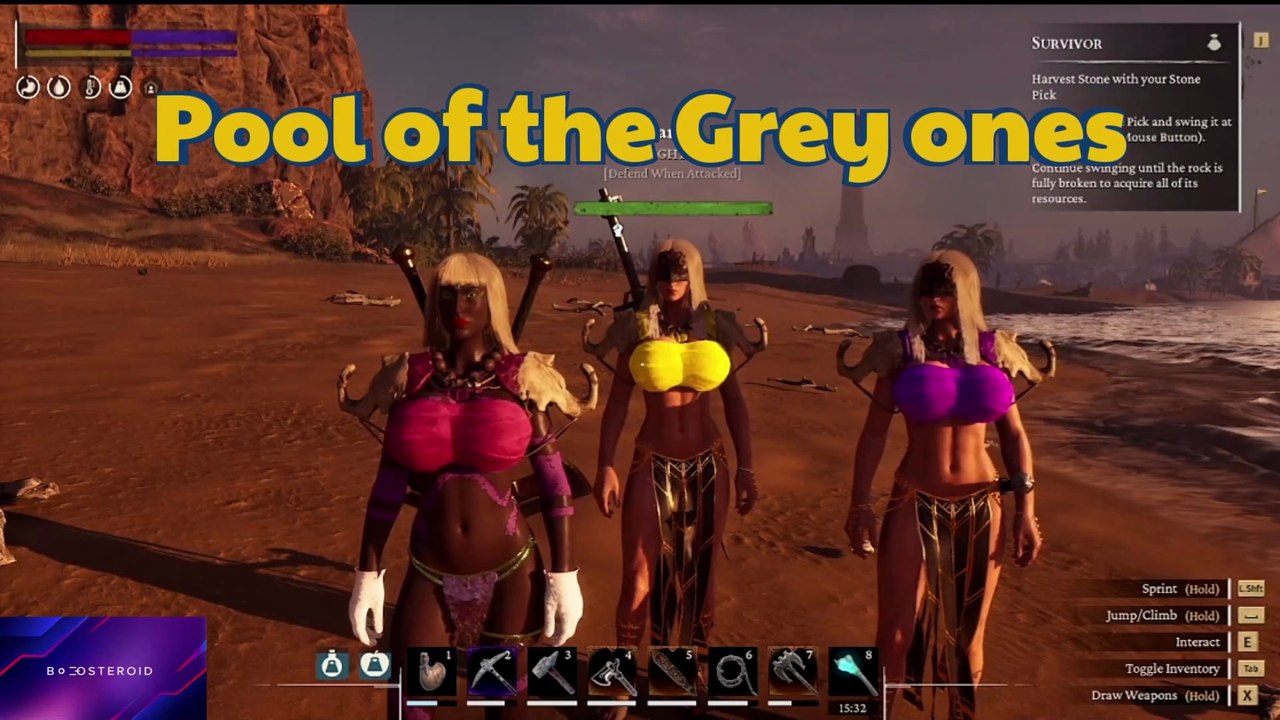 Conan Exiles the pools of the grey ones Isle of Siptah