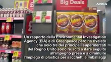 Gb, il flop degli imballaggi plastic free nei supermercati