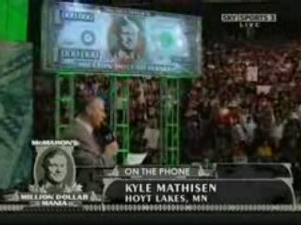 McMahon Giveaway 175.000 $ - Raw 6/16/08