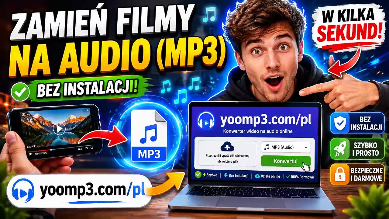 Konwersja Wideo na MP3 Online | Bez Instalacji