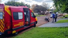 Queda de moto deixa jovem ferido na Vila Tolentino