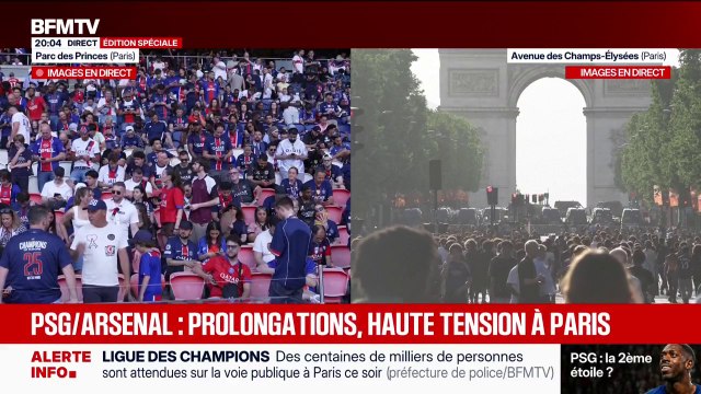 PSG-Arsenal: en marge du match, il y a eu 20 interpellations dont 10 gardes à vue