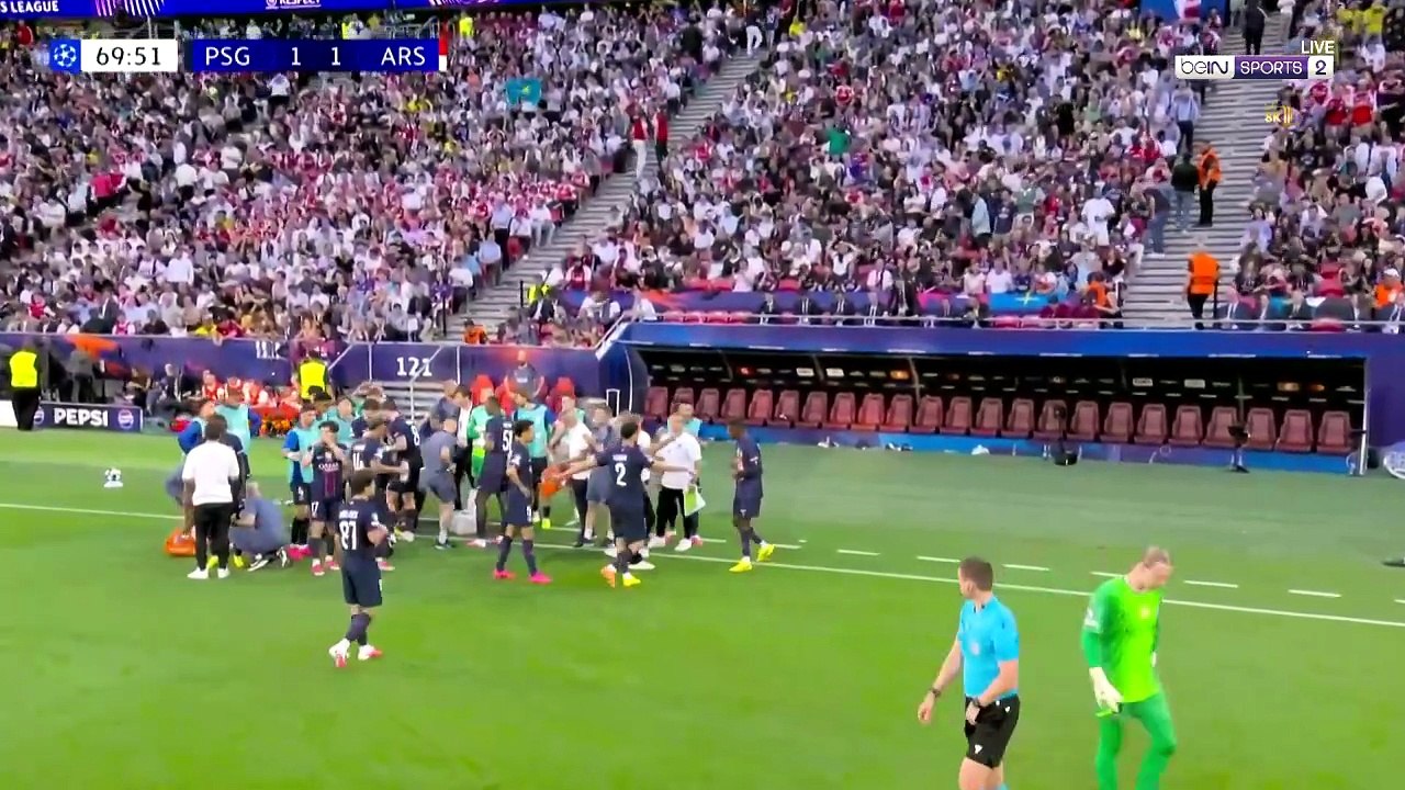 psg vs arsenal 2 chwali