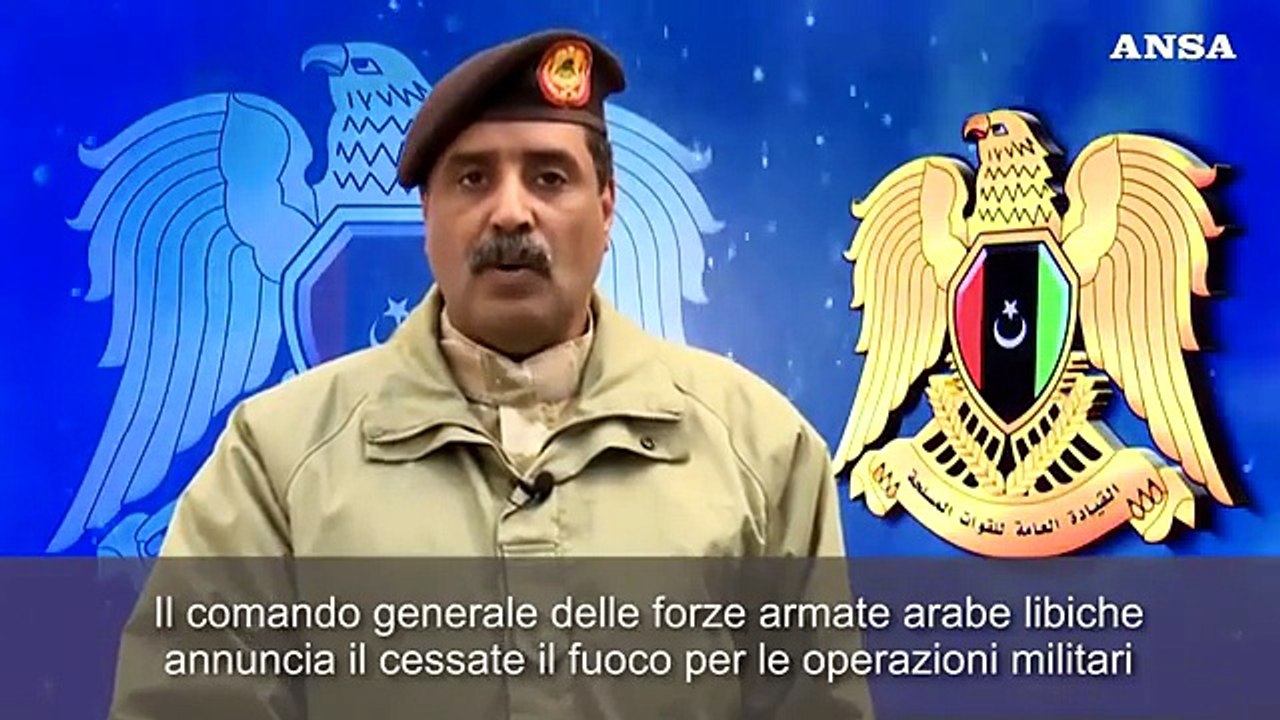 Libia, le forze di Haftar decidono il cessate il fuoco: l'annuncio