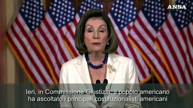 Impeachment, Pelosi chiede che si proceda con i capi d'accusa contro Trump