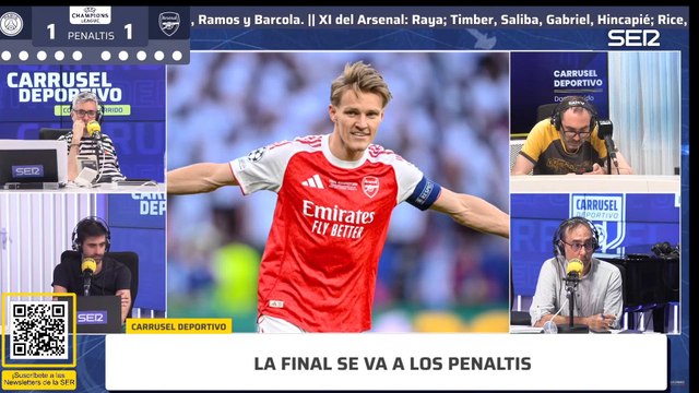 Tanda de penaltis PSG 1 (4) - Arsenal 1 (3) | Luis Enrique conquista su segunda Champions League
