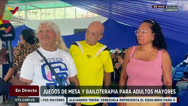 Caracas | Abuelos celebran su día con diversas actividades culturales y recreativas en Antímano