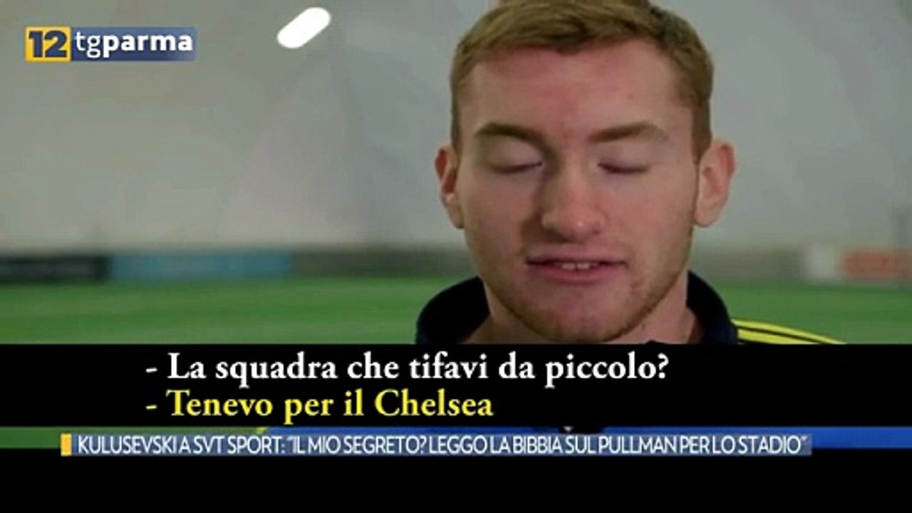 KULUSEVSKI A SVT: "IL MIO SEGRETO? LEGGO LA BIBBIA SUL PULLMAN PER LO STADIO"