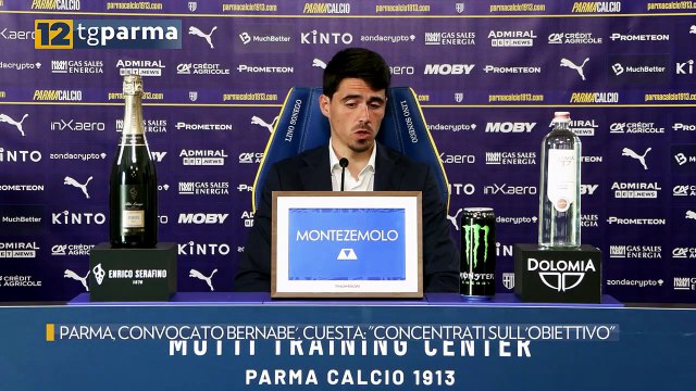 PARMA, CONVOCATO BERNABE'. CUESTA: CONCENTRATI SULL'OBIETTIVO | PARMA, CONVOCATO BERNABE'. CUESTA: CONCENTRATI SULL'OBIETTIVO