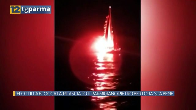 FLOTTILLA BLOCCATA, RILASCIATO IL PARMIGIANO PIETRO BERTORA: STA BENE | FLOTTILLA BLOCCATA, RILASCIATO IL PARMIGIANO PIETRO BERTORA: STA BENE